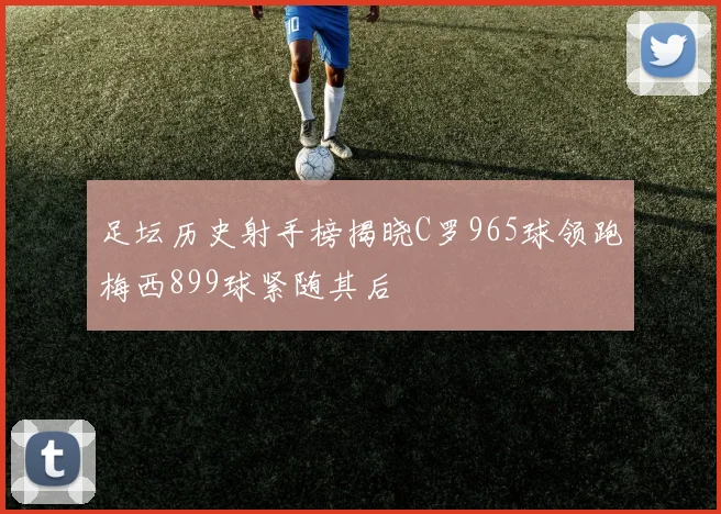 足坛历史射手榜揭晓C罗965球领跑梅西899球紧随其后